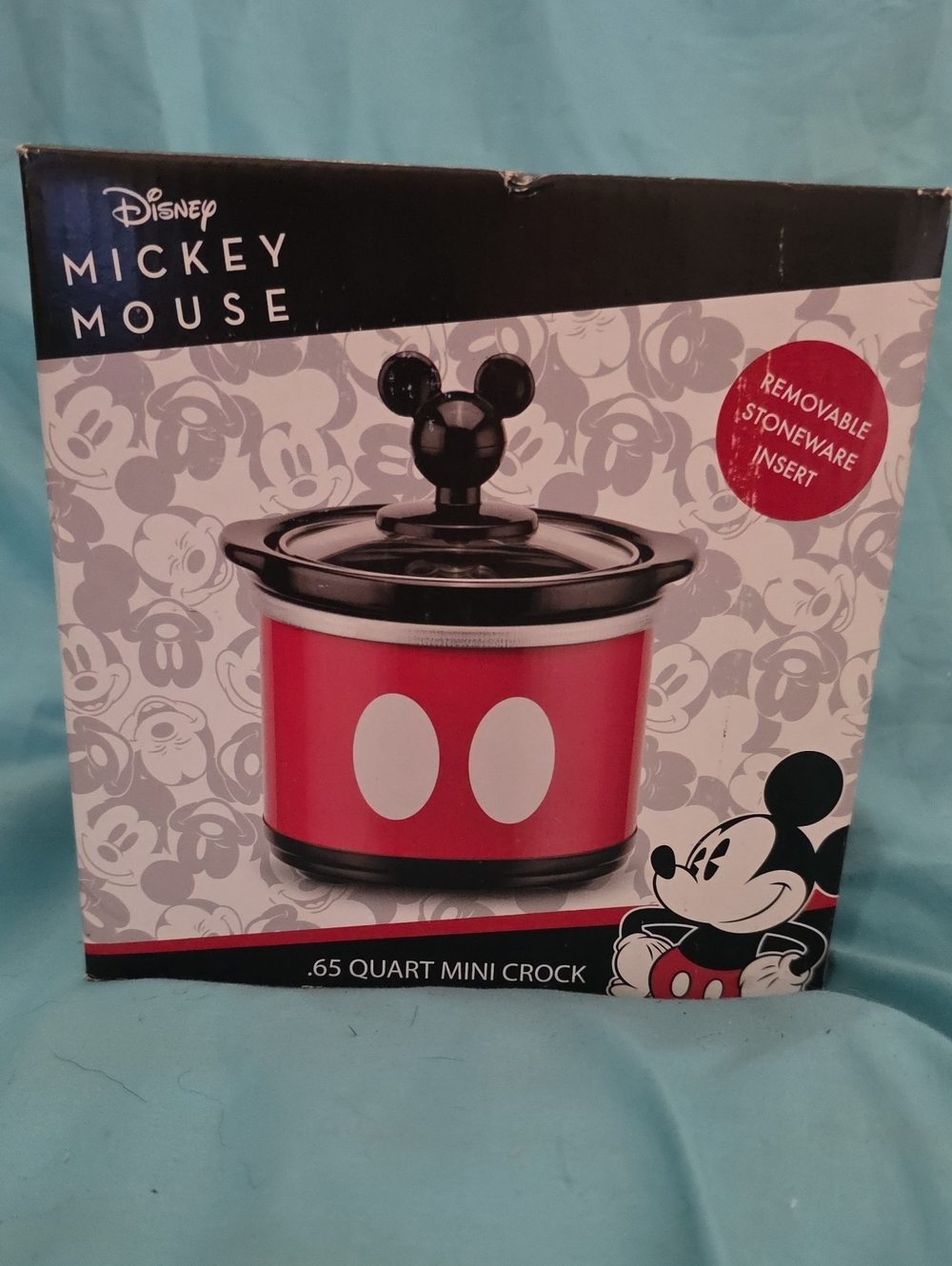 Mickey Mouse Mini Crock Pot Adorable NIB